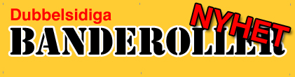 Dubbelsidiga banderoller